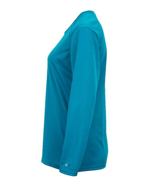 Badger Women's B-Core Long Sleeve T-Shirt 4164 - Electric Blue