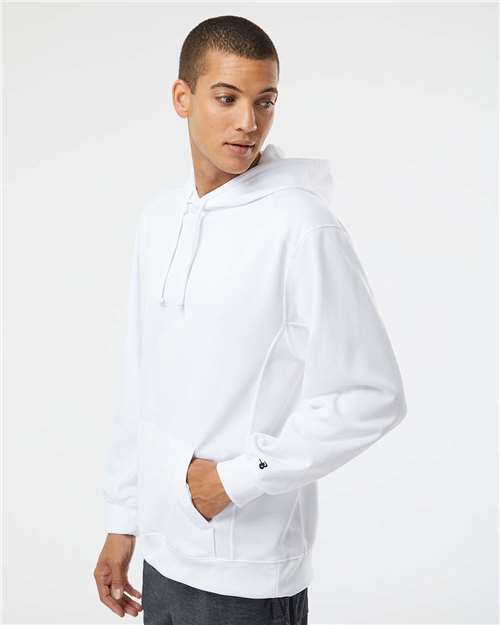 Badger Performance Fleece Hooded Sweatshirt 1454 - White