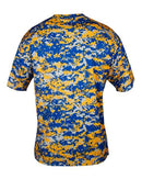 Badger Digital Camo T-Shirt 4180 - Royal/ Gold Digital