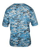 Badger Digital Camo T-Shirt 4180 - Columbia Blue Digital