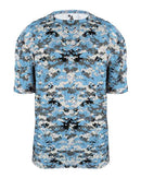 Badger Digital Camo T-Shirt 4180 - Columbia Blue Digital