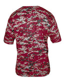 Badger Digital Camo T-Shirt 4180 - Cardinal Digital