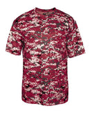 Badger Digital Camo T-Shirt 4180 - Cardinal Digital