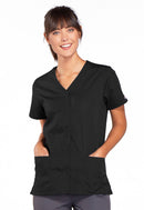 Cherokee Snap Front V-Neck Top. Item 4770 in CK WW ORIGINALS Collection. Live Chat for Bulk Discounts.