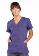 Cherokee Snap Front V-Neck Top. Item 4770 in CK WW ORIGINALS Collection. Live Chat for Bulk Discounts.