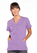 Cherokee Snap Front V-Neck Top. Item 4770 in CK WW ORIGINALS Collection. Live Chat for Bulk Discounts.