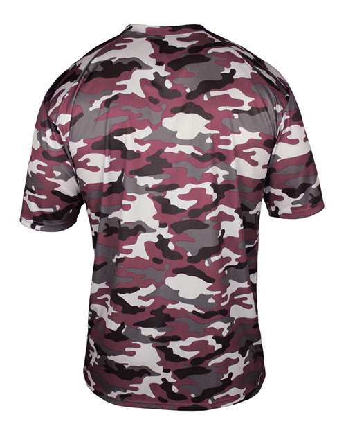 Badger Camo T-Shirt 4181 - Maroon