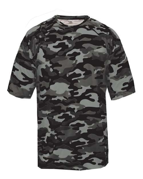 Badger Camo T-Shirt 4181 - Black