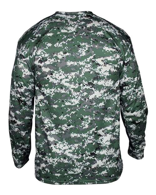 Badger Digital Camo Long Sleeve T-Shirt 4184 - Forest Digital