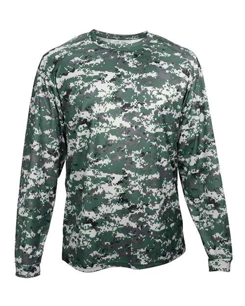 Badger Digital Camo Long Sleeve T-Shirt 4184 - Forest Digital