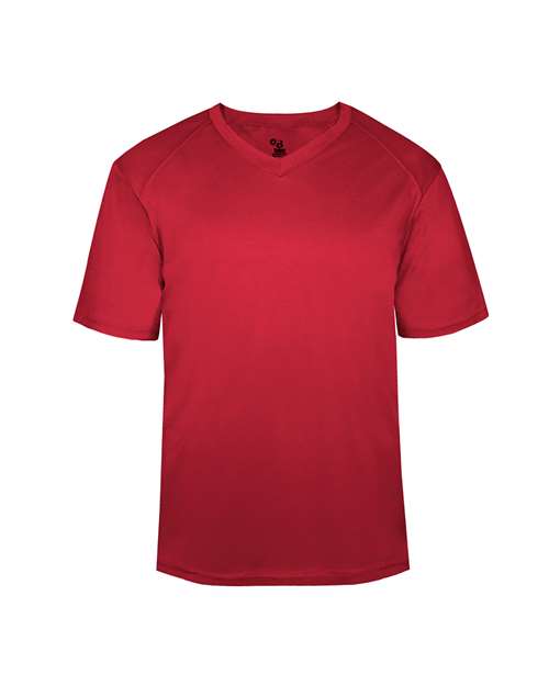 Badger Youth B-Core V-Neck T-Shirt 2162