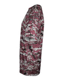 Badger Youth Digital Camo T-Shirt 2180 - Maroon Digital