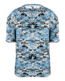 Badger Youth Digital Camo T-Shirt 2180 - Columbia Blue Digital