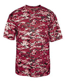 Badger Youth Digital Camo T-Shirt 2180 - Cardinal Digital