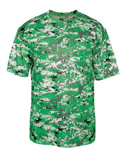 Badger Youth Digital Camo T-Shirt 2180 - Kelly Digital