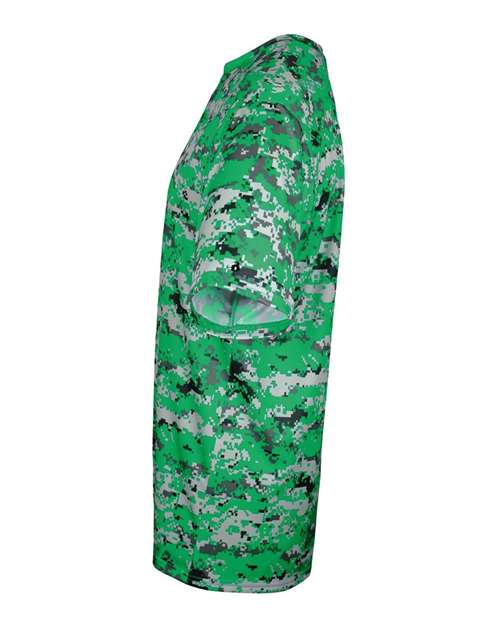 Badger Youth Digital Camo T-Shirt 2180 - Kelly Digital