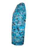 Badger Youth Digital Camo T-Shirt 2180 - Electric Blue Digital