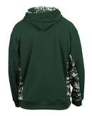 Badger Youth Digital Camo Colorblock Performance Fleece Hooded Sweatshirt 2464