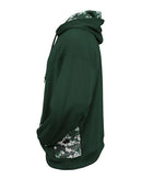 Badger Youth Digital Camo Colorblock Performance Fleece Hooded Sweatshirt 2464