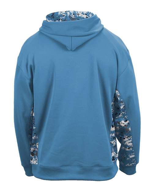 Badger Youth Digital Camo Colorblock Performance Fleece Hooded Sweatshirt 2464