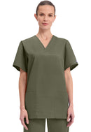 Cherokee Unisex V-Neck Top. Item 4876 in CK WW ORIGINALS Collection. Live Chat for Bulk Discounts.