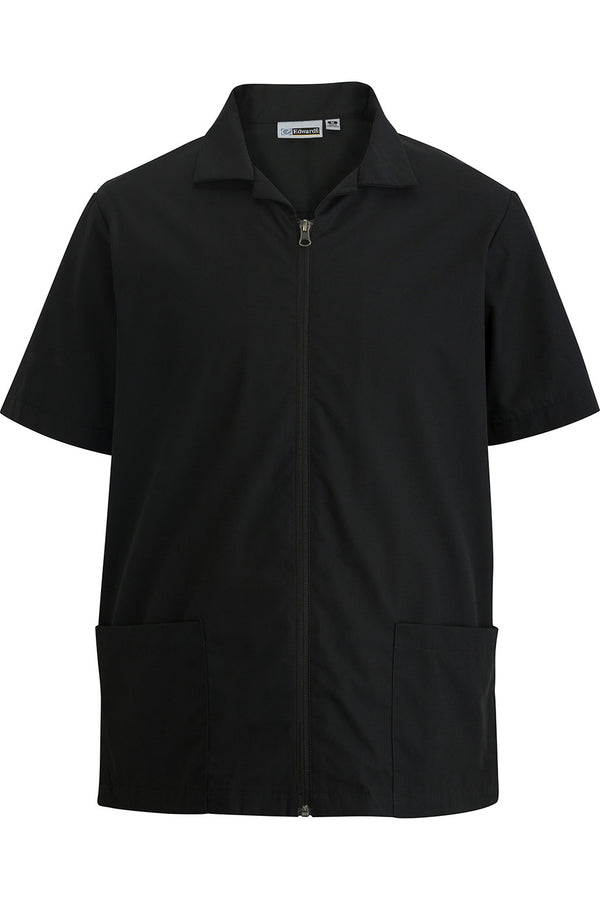 Edwards Mens Zip Front Service Shirt [#4891].  Live Chat for Bulk Discounts