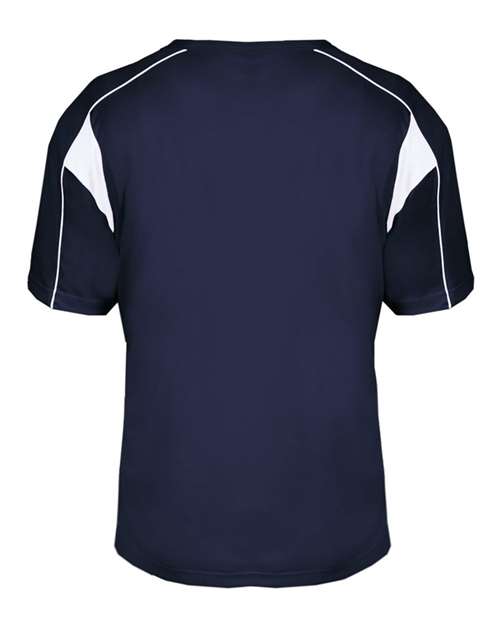 Alleson Athletic B-Core Pro Placket Jersey 7937 - Navy/ White