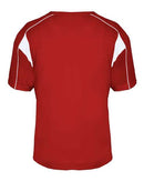 Alleson Athletic B-Core Pro Placket Jersey 7937 - Red/ White