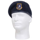Rothco Inspection Ready Beret With USAF Flash - Midnight Navy Blue. Item