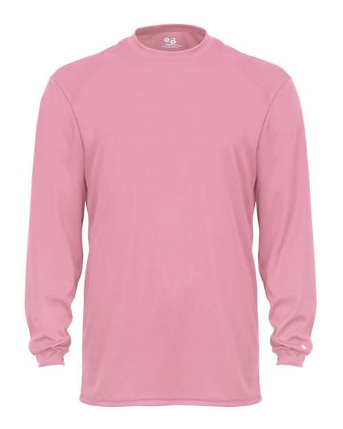 Badger B-Core Long Sleeve T-Shirt 4104 - Pink