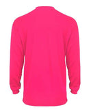 Badger B-Core Long Sleeve T-Shirt 4104 - Hot Pink