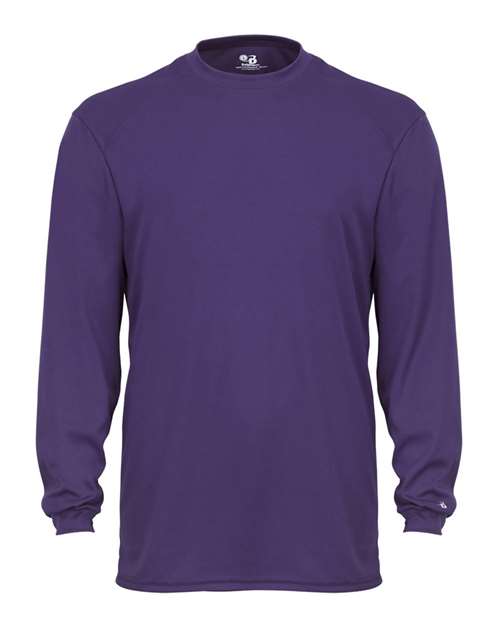 Badger B-Core Long Sleeve T-Shirt 4104 - Purple