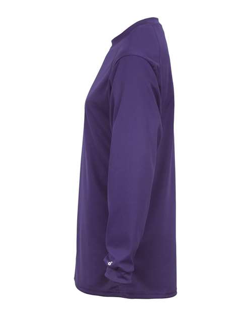 Badger B-Core Long Sleeve T-Shirt 4104 - Purple