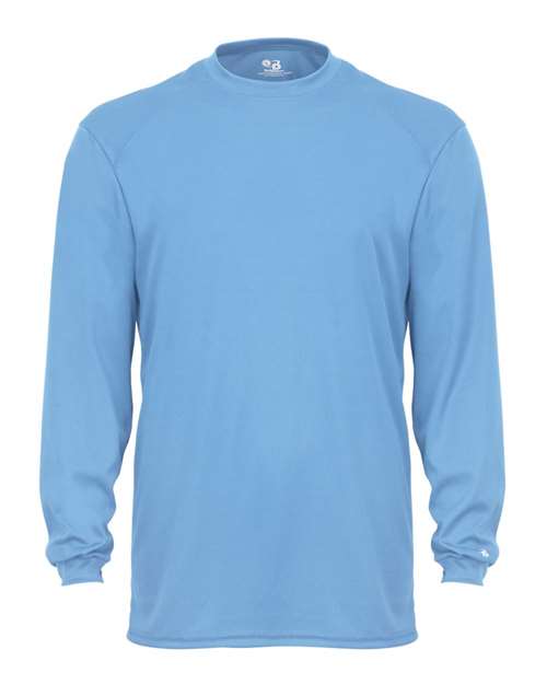 Badger B-Core Long Sleeve T-Shirt 4104 - Columbia Blue