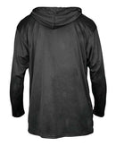 Badger B-Core Hooded Long Sleeve T-Shirt 4105 - Black