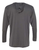 Badger B-Core Hooded Long Sleeve T-Shirt 4105 - Graphite