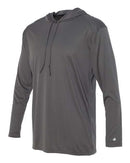 Badger B-Core Hooded Long Sleeve T-Shirt 4105 - Graphite