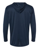 Badger B-Core Hooded Long Sleeve T-Shirt 4105 - Navy