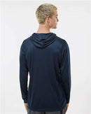 Badger B-Core Hooded Long Sleeve T-Shirt 4105 - Navy