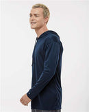 Badger B-Core Hooded Long Sleeve T-Shirt 4105 - Navy
