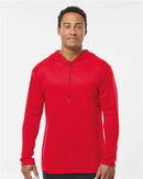 Badger B-Core Hooded Long Sleeve T-Shirt 4105 - Red