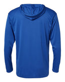 Badger B-Core Hooded Long Sleeve T-Shirt 4105 - Royal