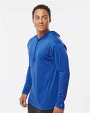 Badger B-Core Hooded Long Sleeve T-Shirt 4105 - Royal