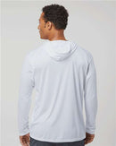 Badger B-Core Hooded Long Sleeve T-Shirt 4105 - White
