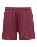 Badger Women's B-Core 5" Inseam Shorts 4116 - Cardinal