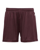 Badger Women's B-Core 5" Inseam Shorts 4116 - Maroon