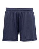 Badger Women's B-Core 5" Inseam Shorts 4116 - Navy