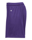 Badger Women's B-Core 5" Inseam Shorts 4116 - Purple
