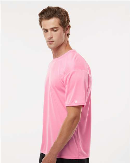 Badger B-Core Sport Shoulders T-Shirt 4120 - Pink