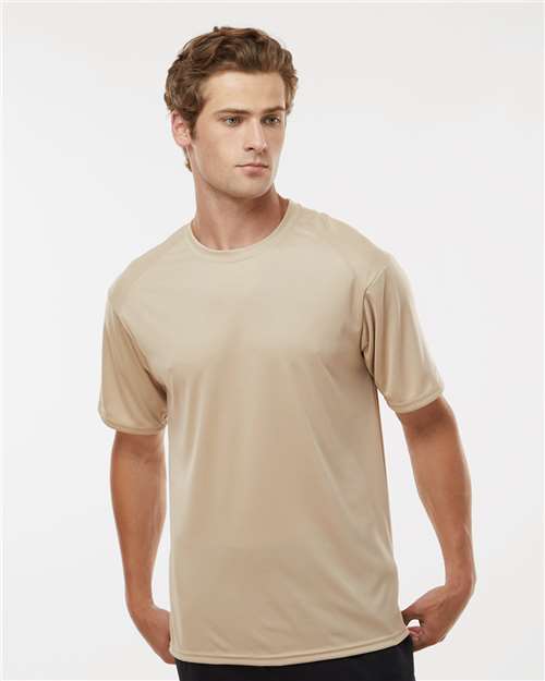 Badger B-Core Sport Shoulders T-Shirt 4120 - Sand
